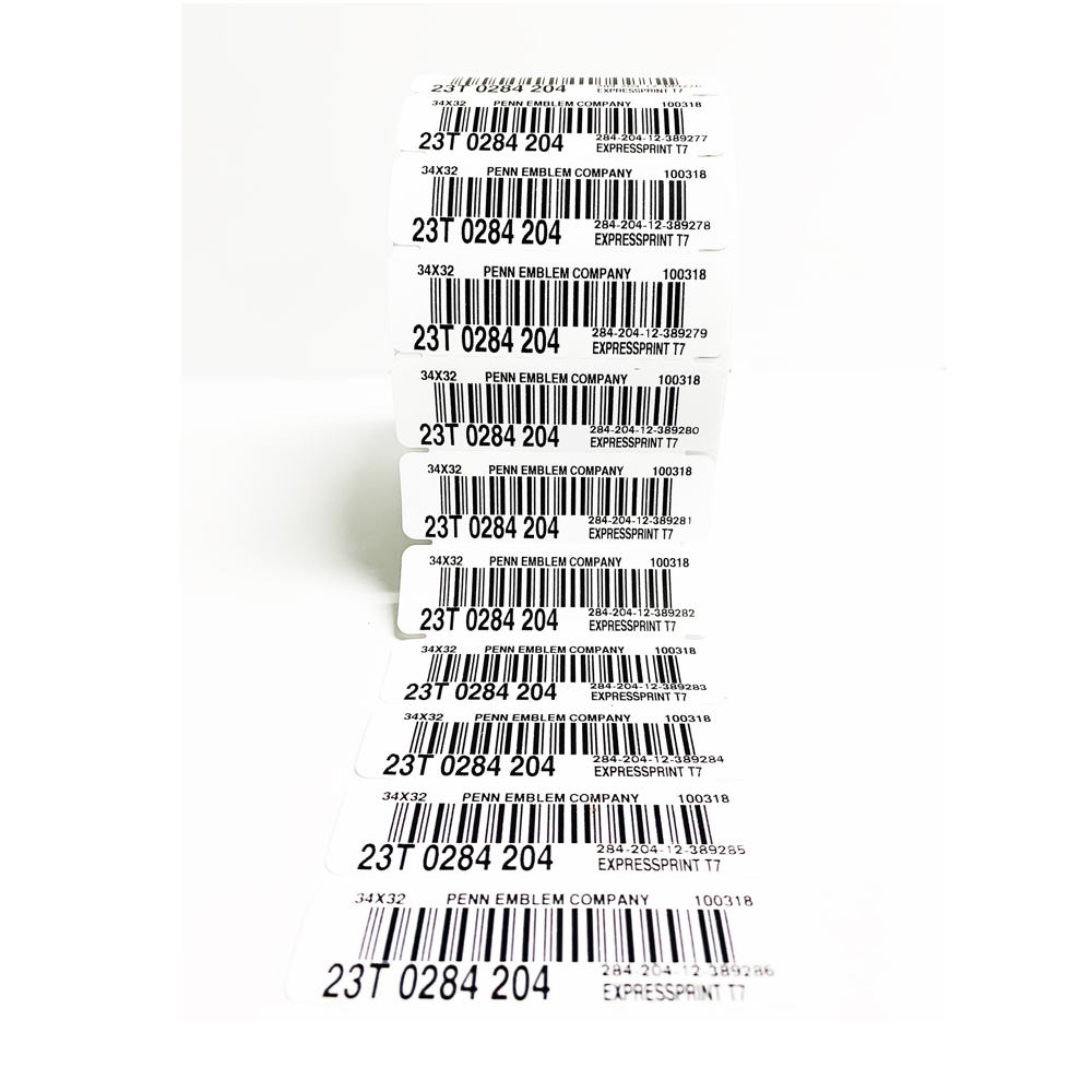 Gallery - T7 Thermal Identification labels and Clean Labels